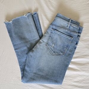 MOTHER The Hustler Ankle Chew Petal Plucker color sz 30